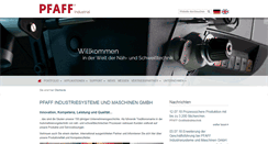 Desktop Screenshot of pfaff-industrial.de