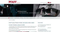 Desktop Screenshot of pfaff-industrial.com